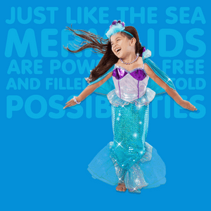 Teetot Mermaid Costumes for Kids: "Just like the sea, mermaids are powerful, free, and filled with untold possibilities." 