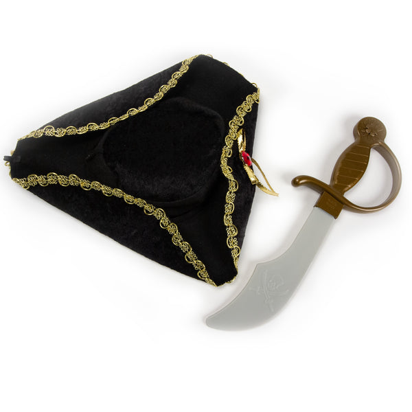 Pirate Princess Costume with Skull and Crossbones Lace