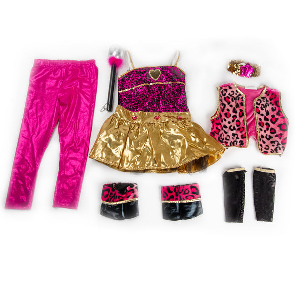 Pop Star Girl's Costume