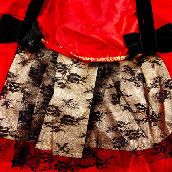 Red Pirate Princess (With Lace)