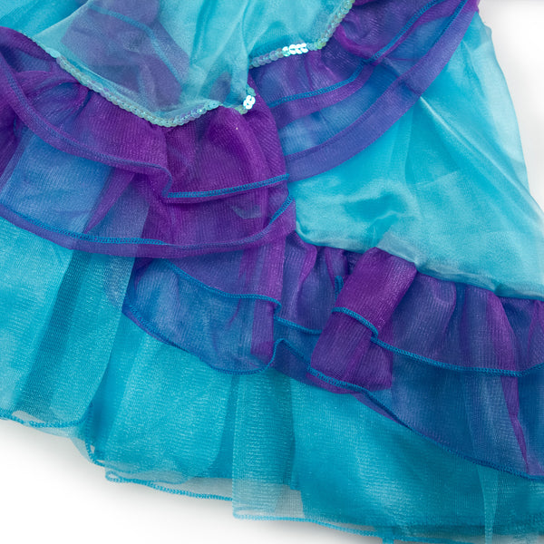 Sparkly Mermaid in Purple and Teal