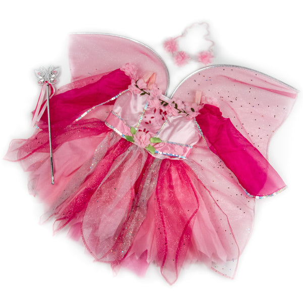 Pink Petal Fairy Dress-Up Costume