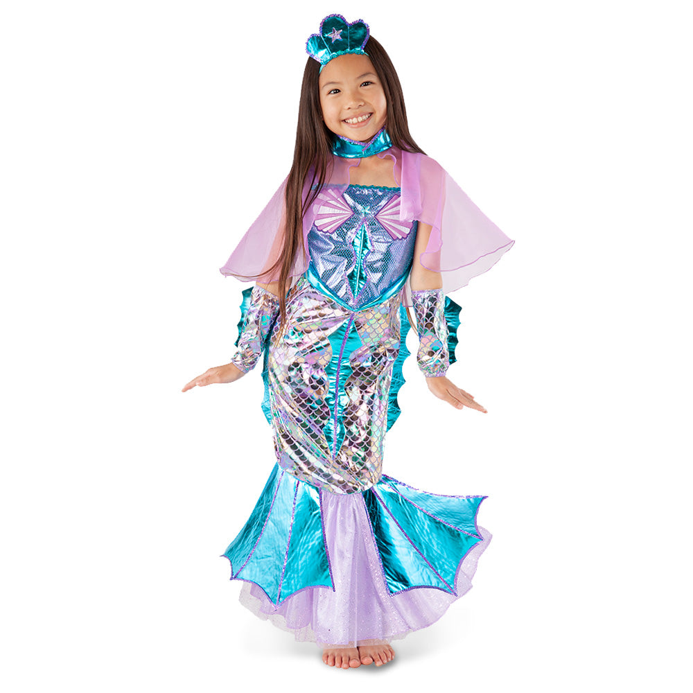 mermaid fancy dress competition Sparkly Mermaid Costume Small (3-4) by Teetot