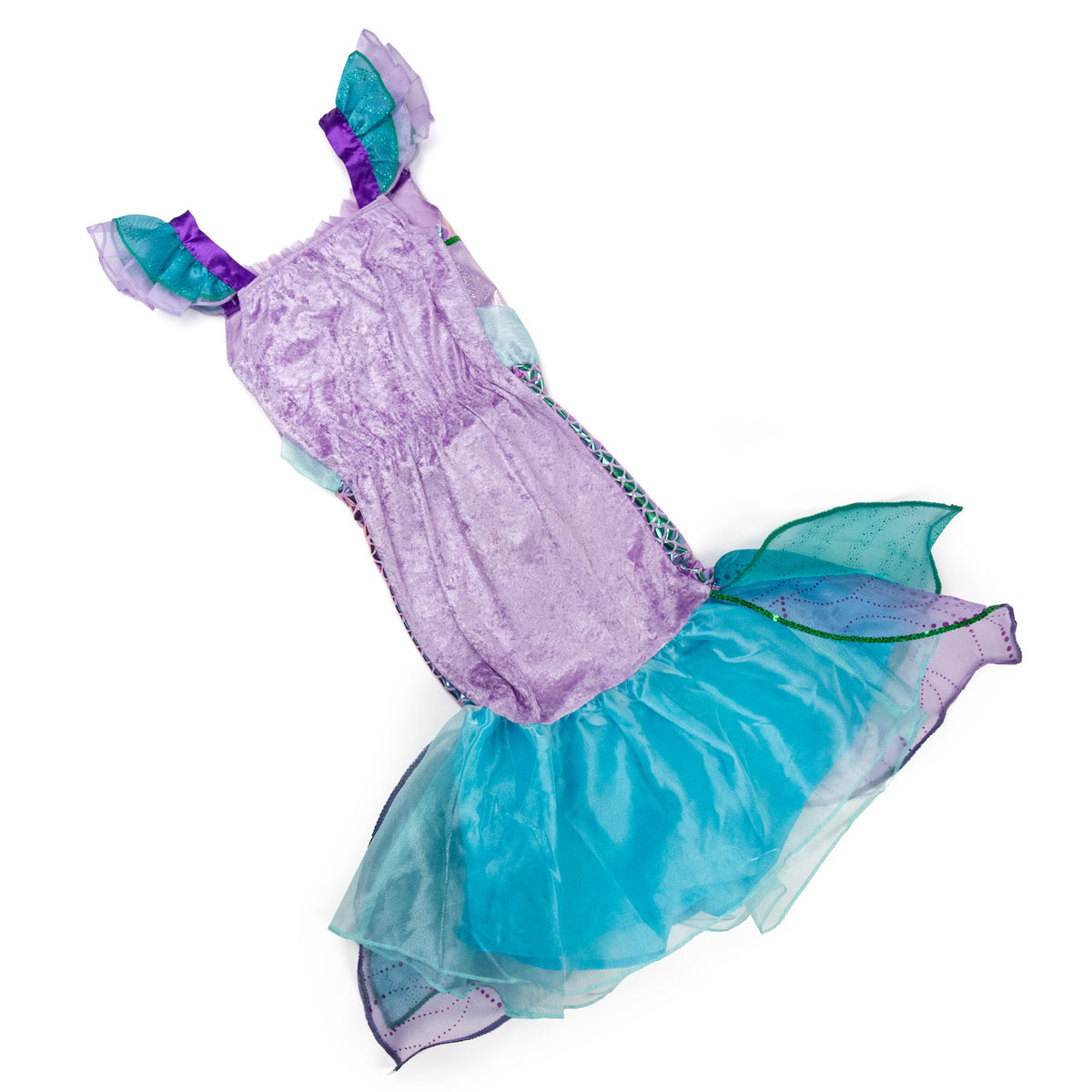 Sparkly Coral Mermaid Costume for Girls Dress-Up Outfit for Ages 3-8 Medium (5/6) by Teetot Sparkly Coral Mermaid Costume for Girls Dress-Up Outfit for Ages 3-8 Medium (5/6) by Teetot