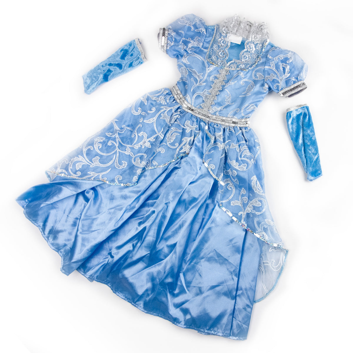 Blue Princess Halloween Costume for Girls Medium 5/6 by Teetot Blue Princess Halloween Costume for Girls Medium 5/6 by Teetot