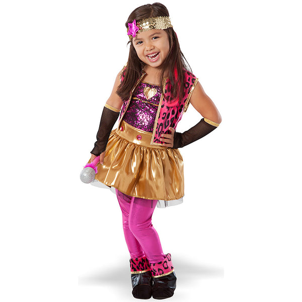 Pop Star Girl's Costume