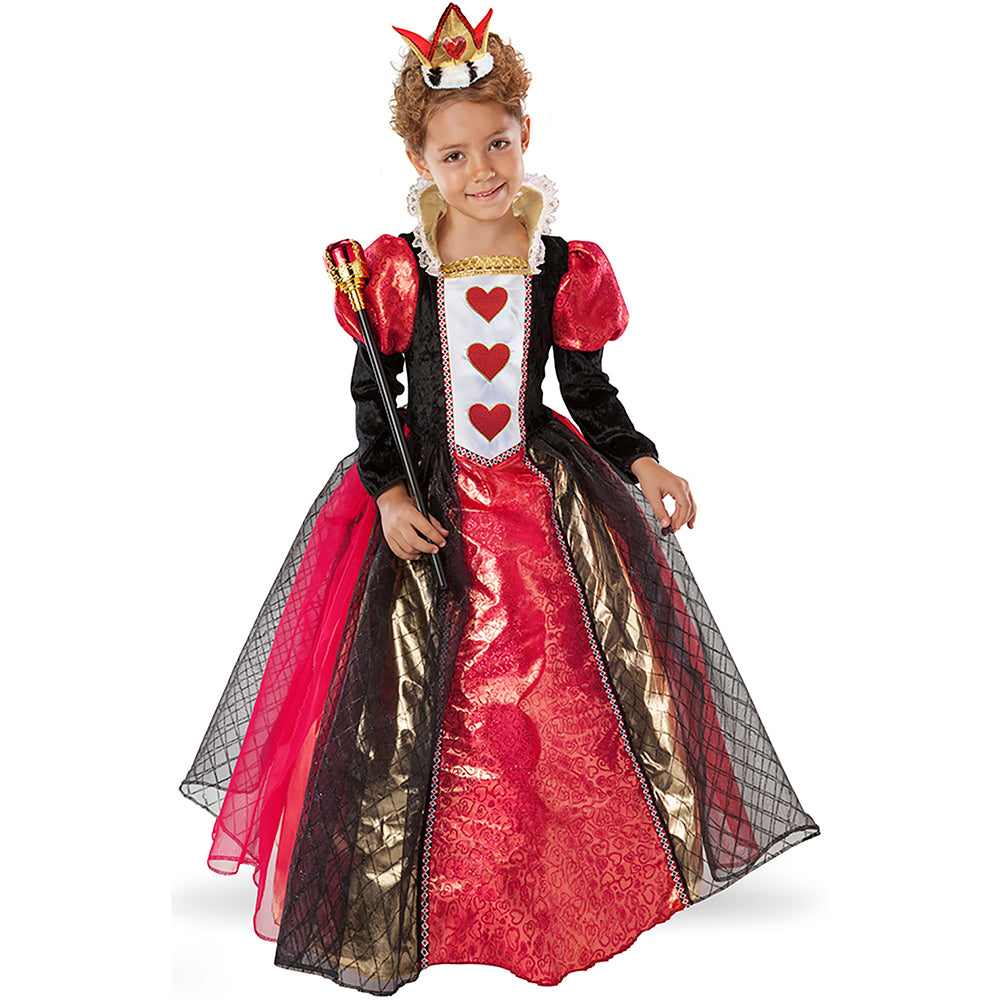 Queen of Hearts Halloween Costume for Girls Small (3-4) by Teetot Queen of Hearts Halloween Costume for Girls Small (3-4) by Teetot