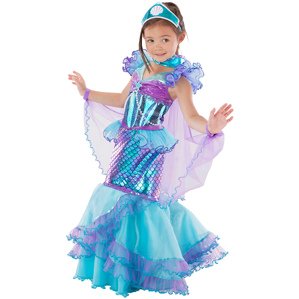Little For Girls Halloween Birthday Princess Toddler Mermaid Costume