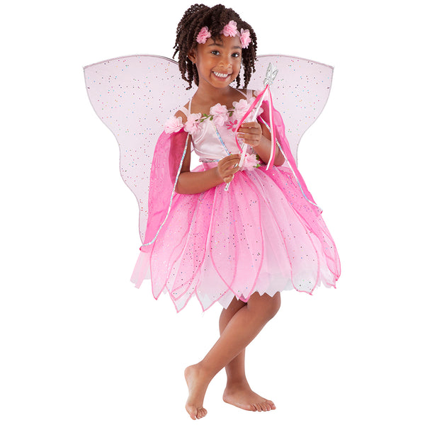 Pink Petal Fairy Dress-Up Costume