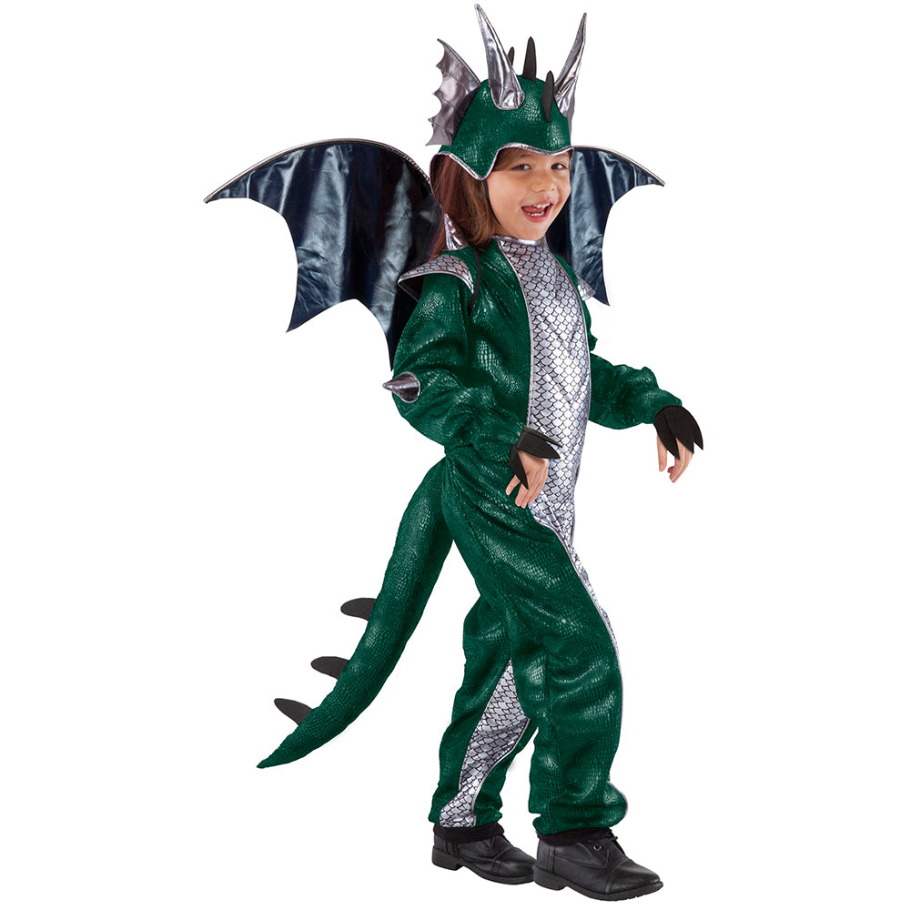 Teetot Dragon Green Child Costume, 3/4 Teetot Dragon Green Child Costume, 3/4
