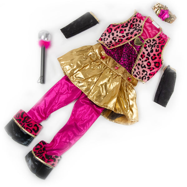 Pop Star Girl's Costume