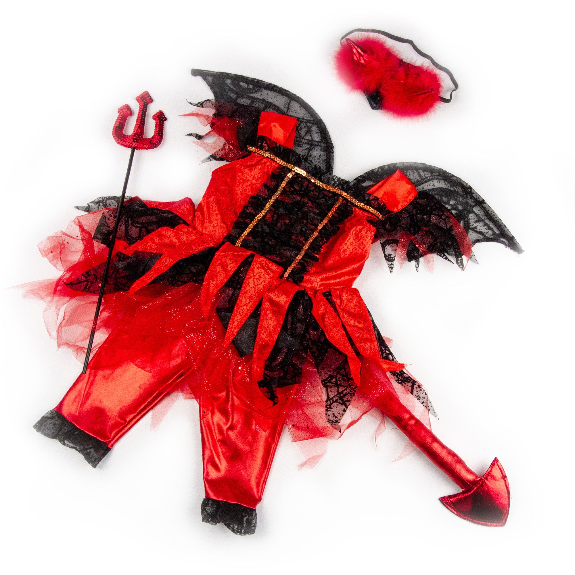 devil halloween dress Sequin Devil Costume | Fun Halloween Adult Costume | Stretchy & Performance Blend | Red