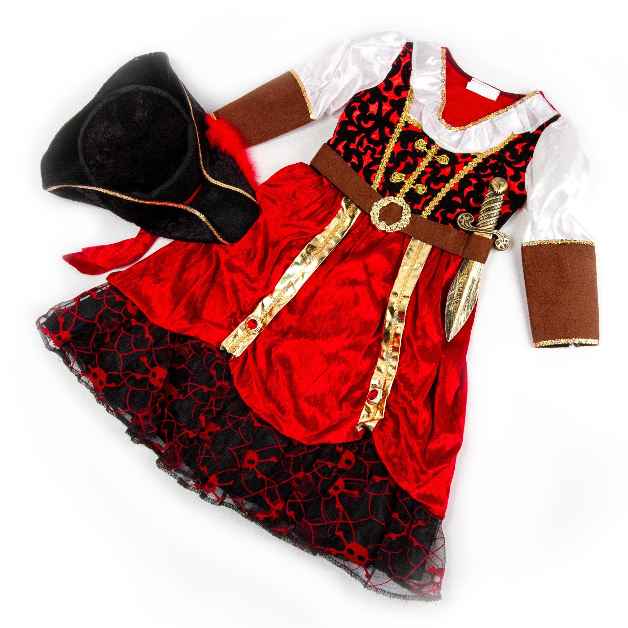 Pirate Princess Costume Small (3-4)