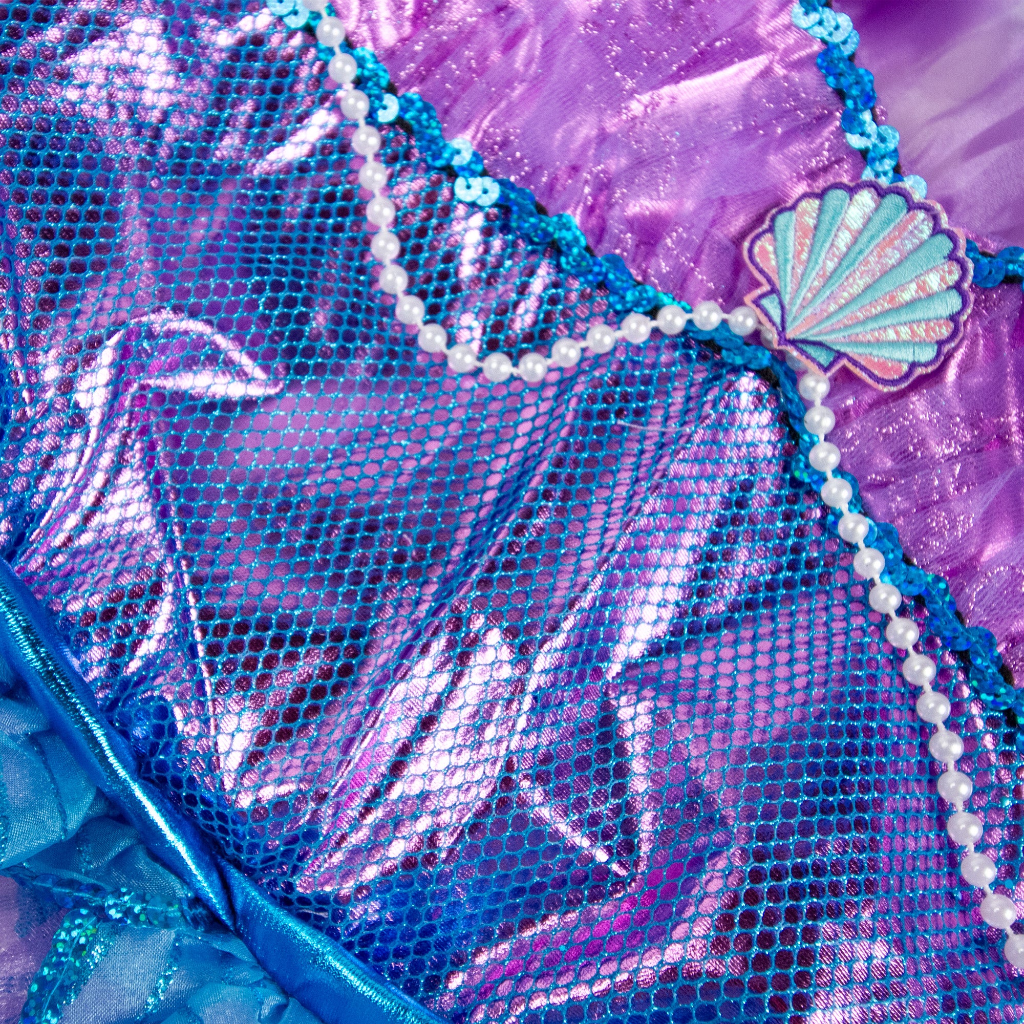 Sparkly Mermaid Dress-Up Large (7-8)
