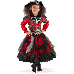 Skull and Crossbones Pirate Queen Halloween Costume