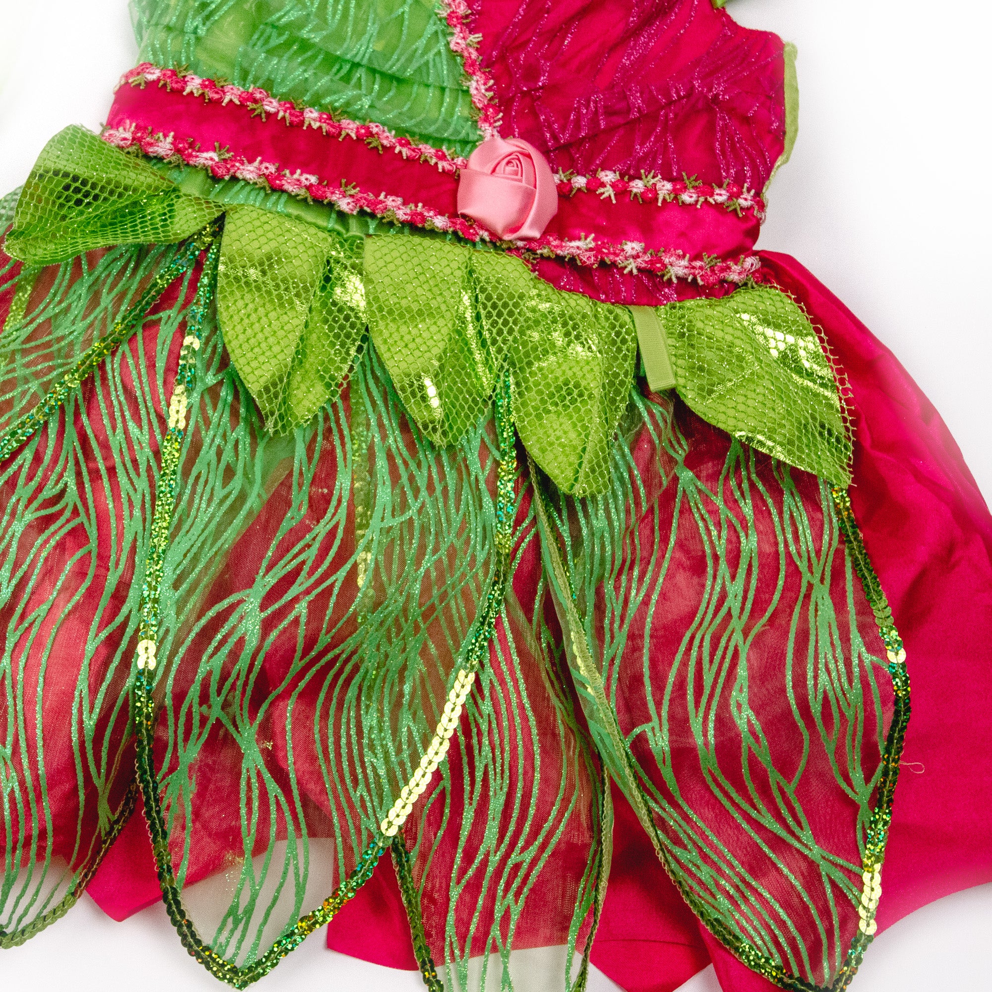 Pink & Green Fairy Girl's Halloween Costume Large (7-8) by Teetot Pink & Green Fairy Girl's Halloween Costume Large (7-8) by Teetot