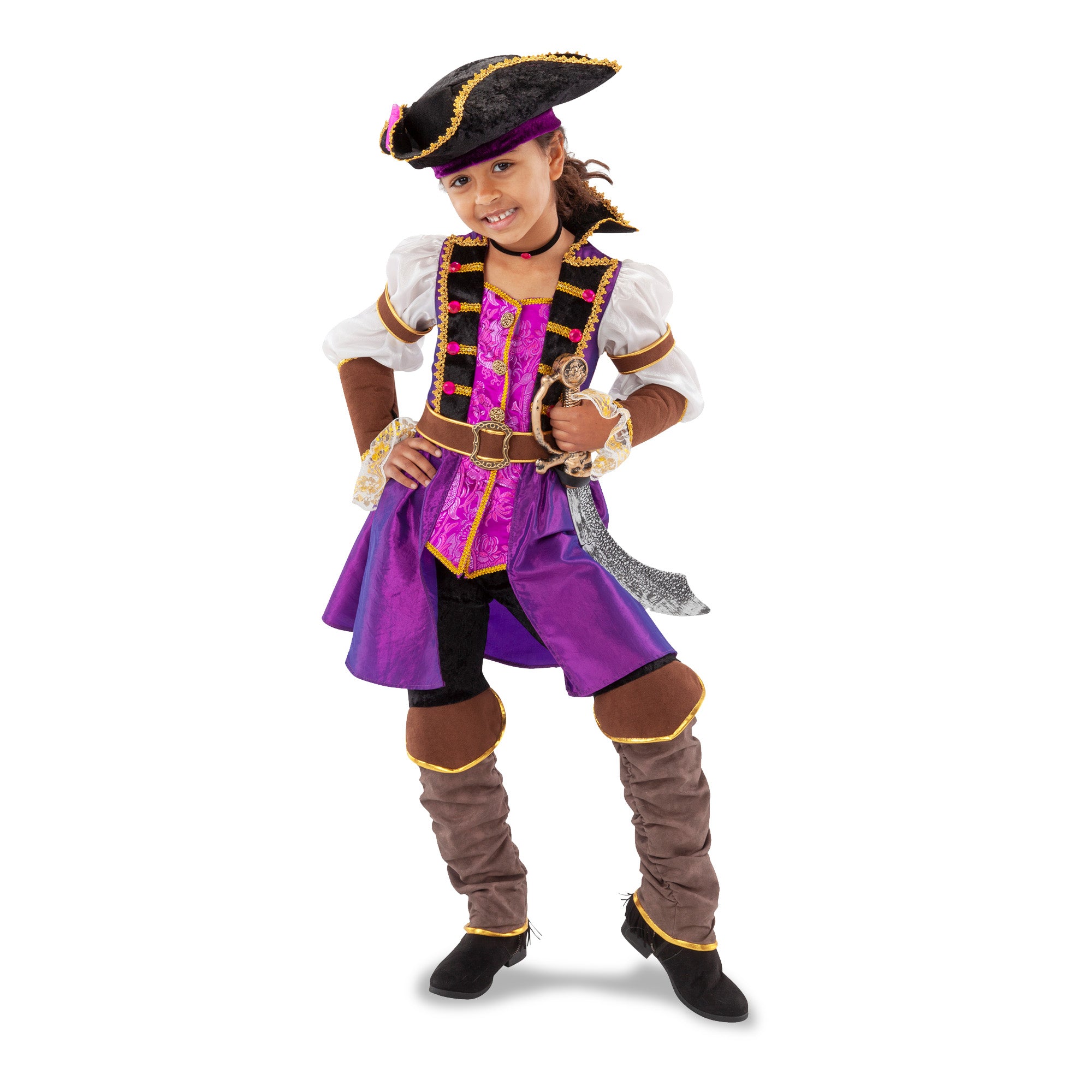 pirate princess dress up Pirate Dress with Headband Little Adventures