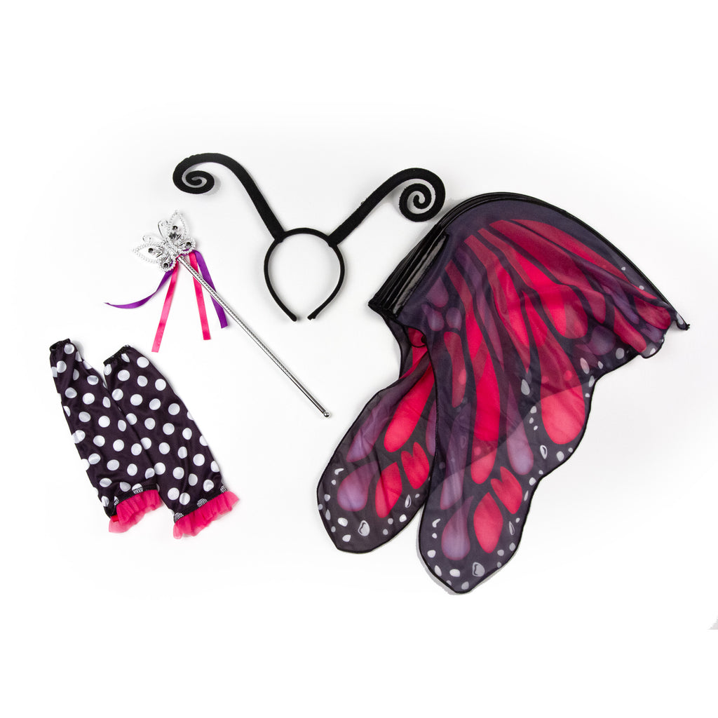 Evening Butterfly Costume for Girls 3-8 Dress-Up Outfit with Wings Teetot & Co., Inc. Evening Butterfly Costume for Girls 3-8 Dress-Up Outfit with Wings Teetot & Co., Inc.