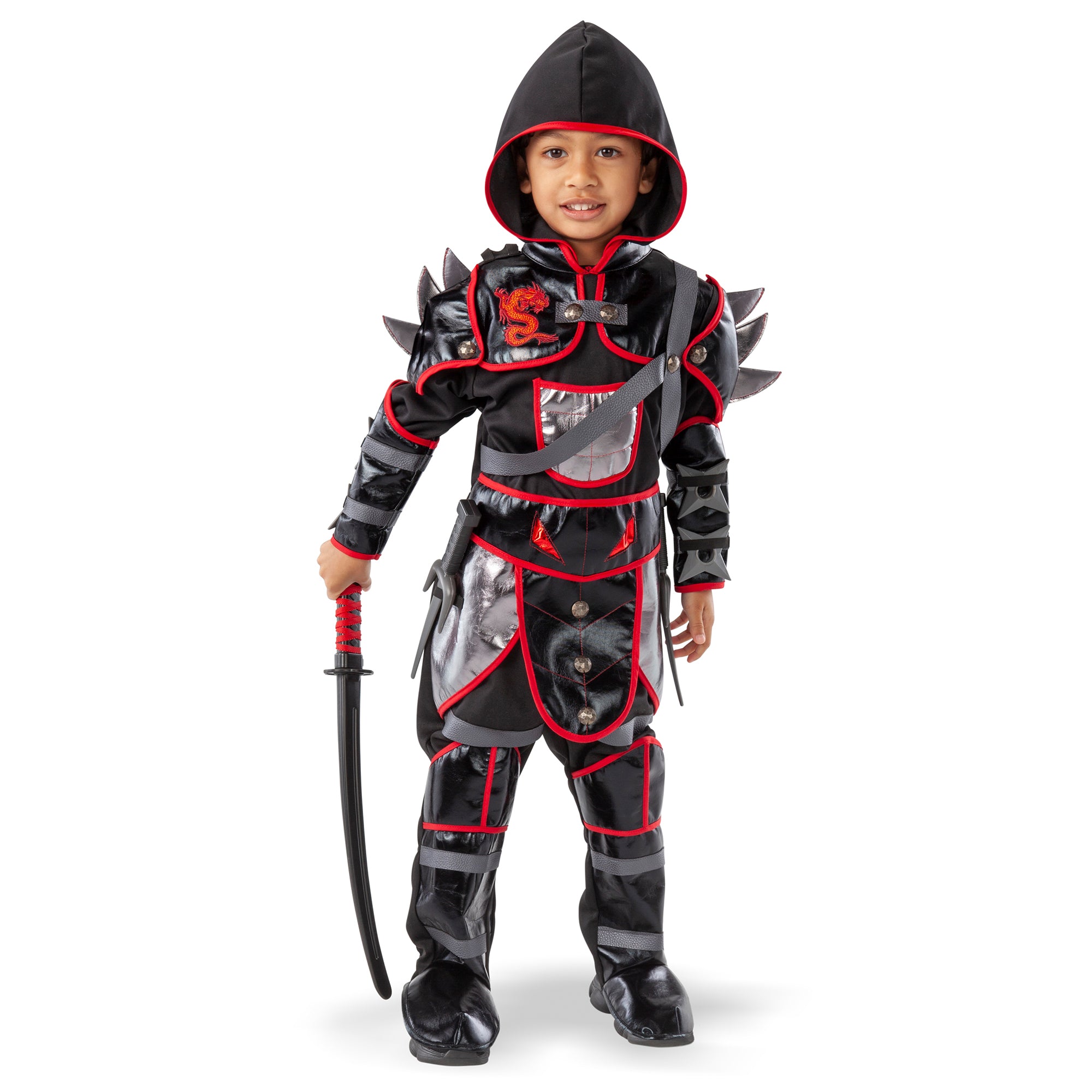 Red Ninja Warrio Costume