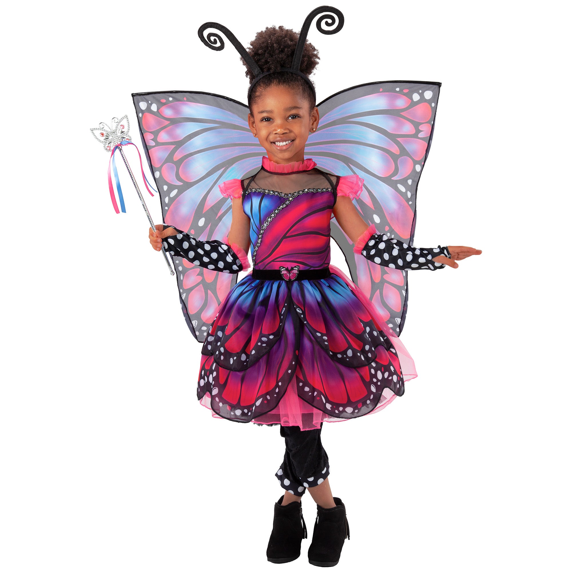 Pink & Purple Monarch Butterfly