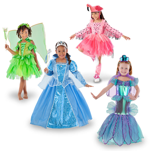 Princess Factory "Closet full of Fun" Dress Up Costumes 4 Pack