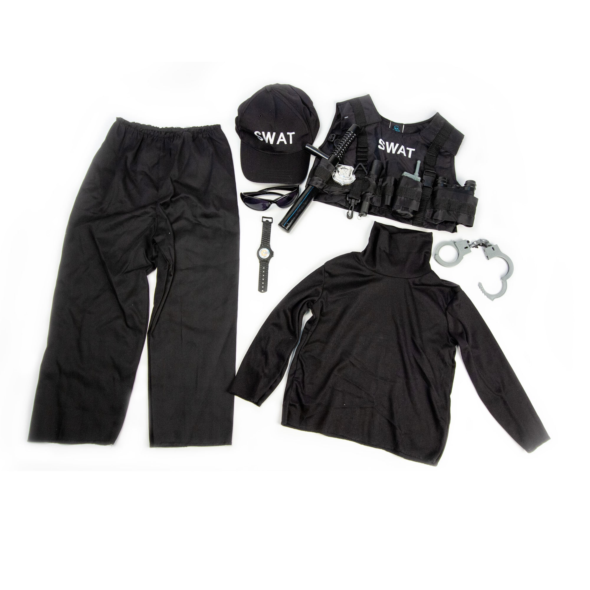 Kids SWAT Team Halloween costume in Black – Teetot & Co., Inc.