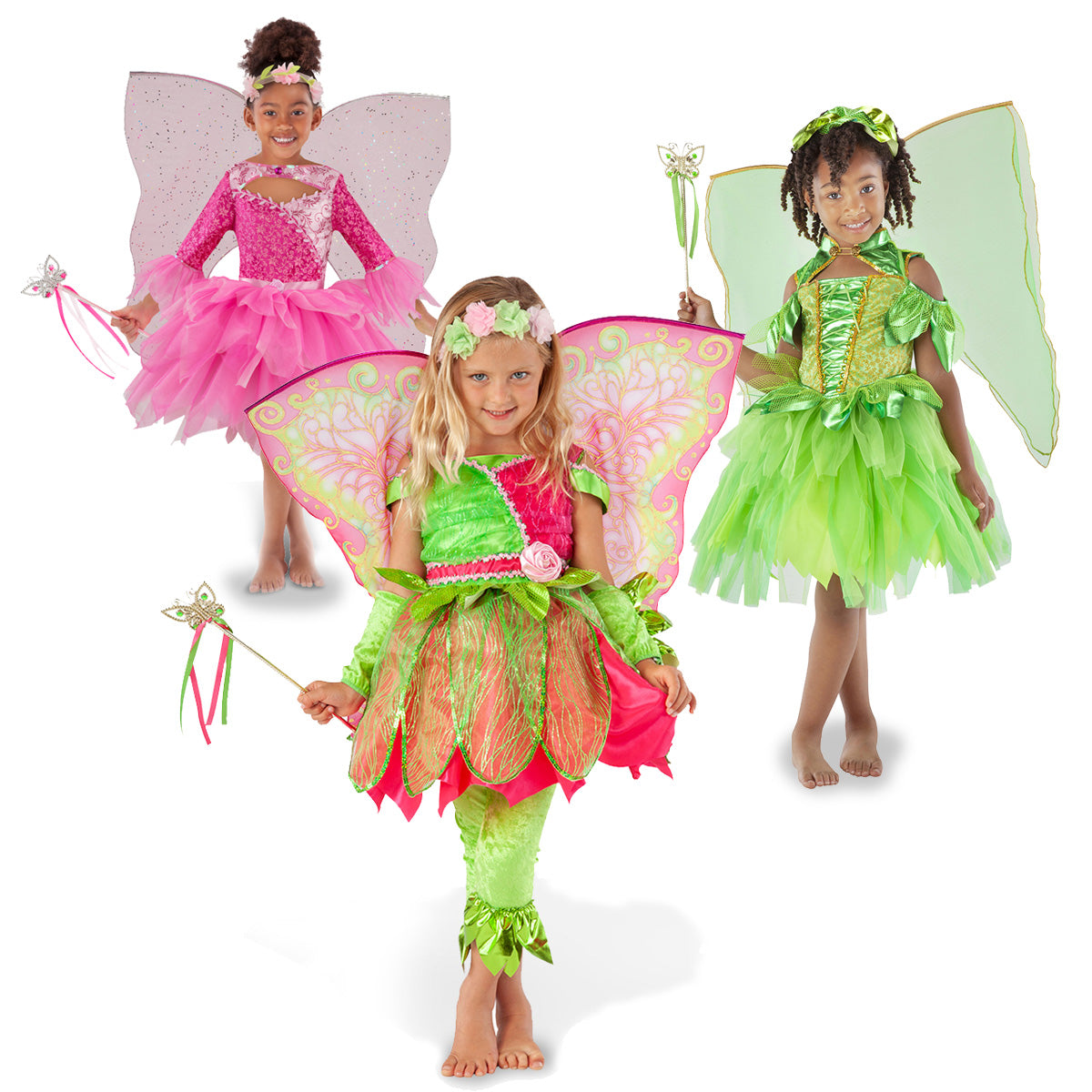 FAIRY HALLOWEEN COSTUME #1 small girl child size 4-5/ free ship priority online (Custom Made)