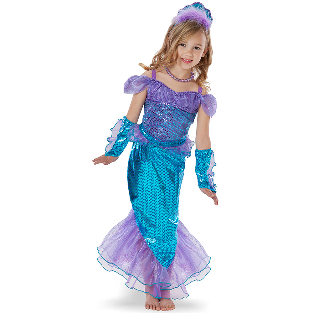 Girls Mermaid Halloween Costume Small (3-4)