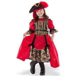 Red Pirate Princess (With Lace)