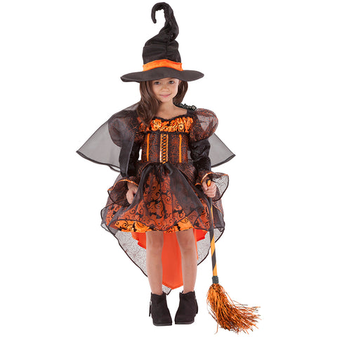 Whimsical Orange Witch