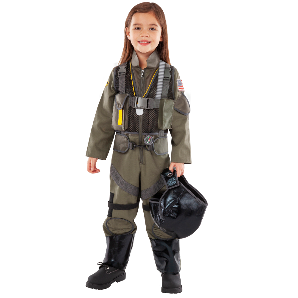 Teetot Top Gunner Fighter Pilot Costume Multicolor