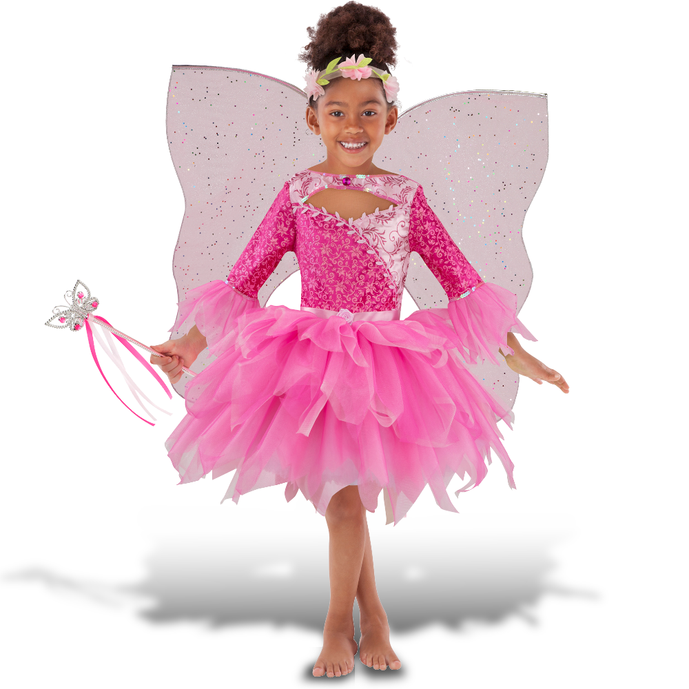 fairy dress for girls White Costume Set Every little girl needs a fairy godmother to help make her dreams come true Pink Petal Fairy Halloween Costume